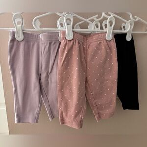3 months- Kids' Assorted Color Carter’s Leggings Set